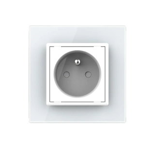 LIVOLO VL-C7C1FR-11 Elektrická zásuvka FR - biela